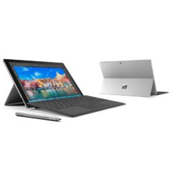 Surface 4, Intel Core m3, 4GB RAM, 128GB Memory in Silver with Surface Pro 4 Type Cover